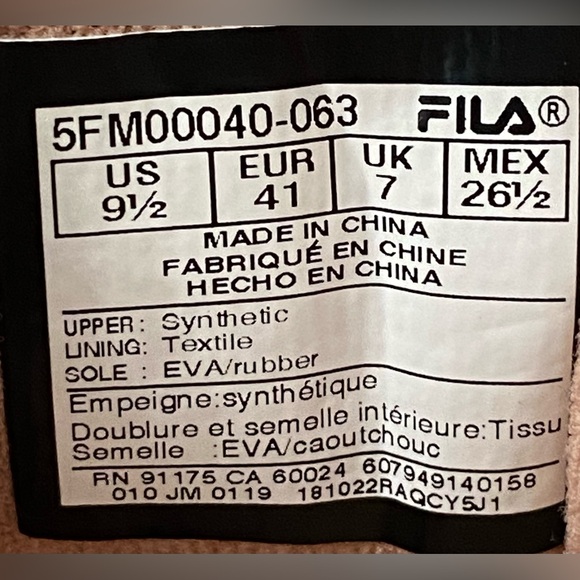 Fila Disruptor 2 Premium Metallic Rose Gold Women's Shoes Sneaker Size 9.5 - Picture 11 of 11